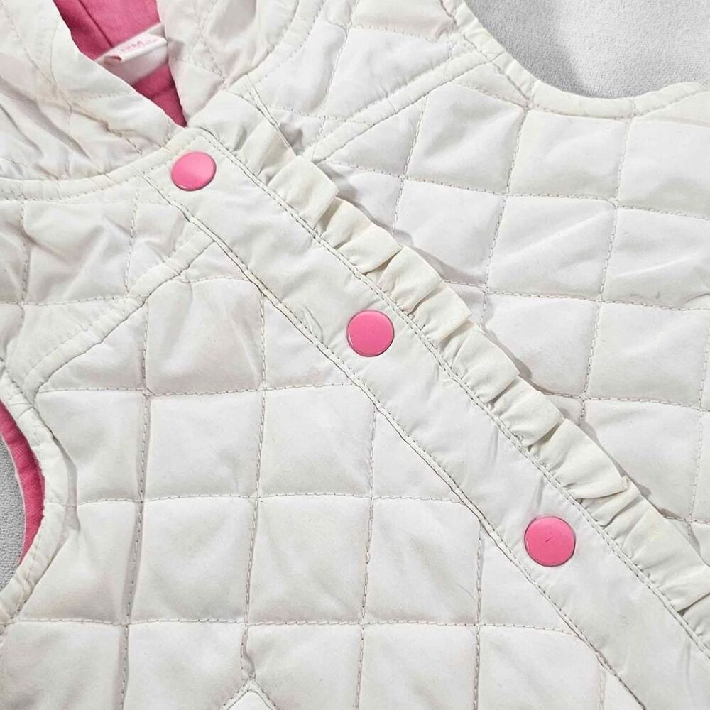 Genuine kids from Oshkosh B'Gosh Baby Girls Cream / Pink Vest - Size 12 M